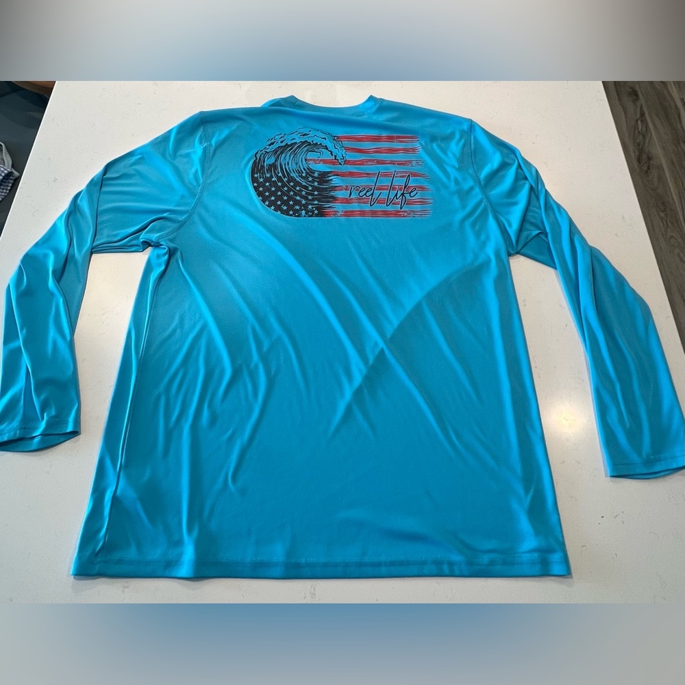 Blue Long Sleeve Tee